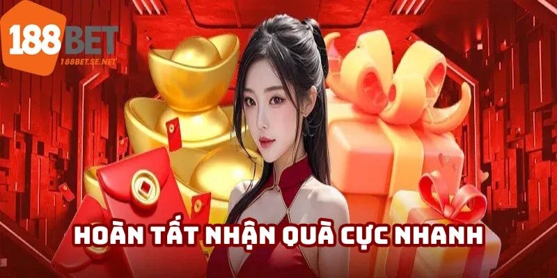 Hoàn tất nhận khuyến mãi cực nhanh